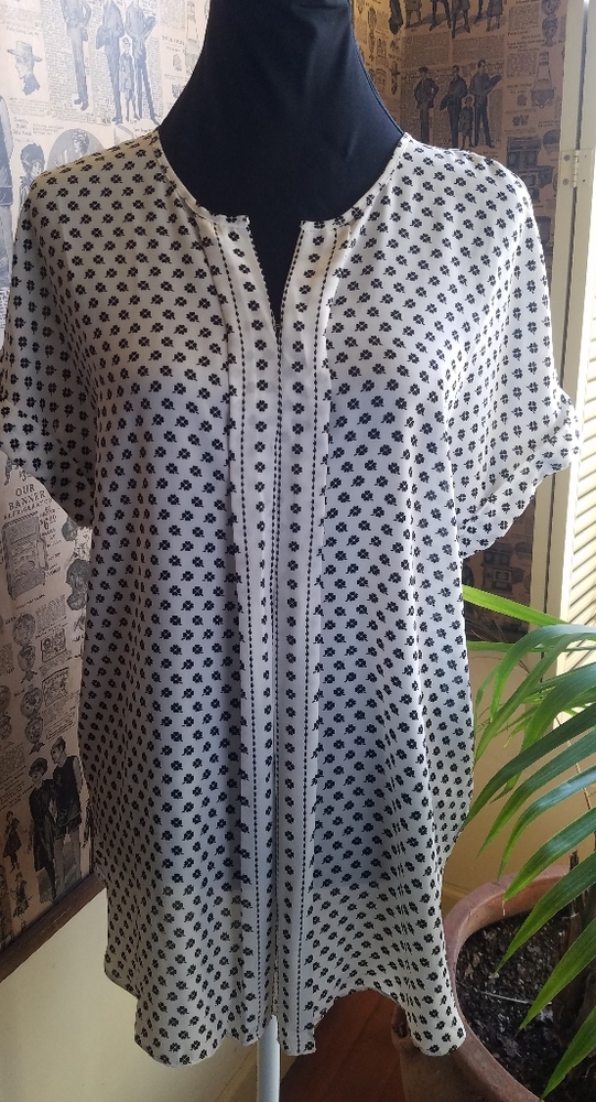Black & White Max Studio Blouse